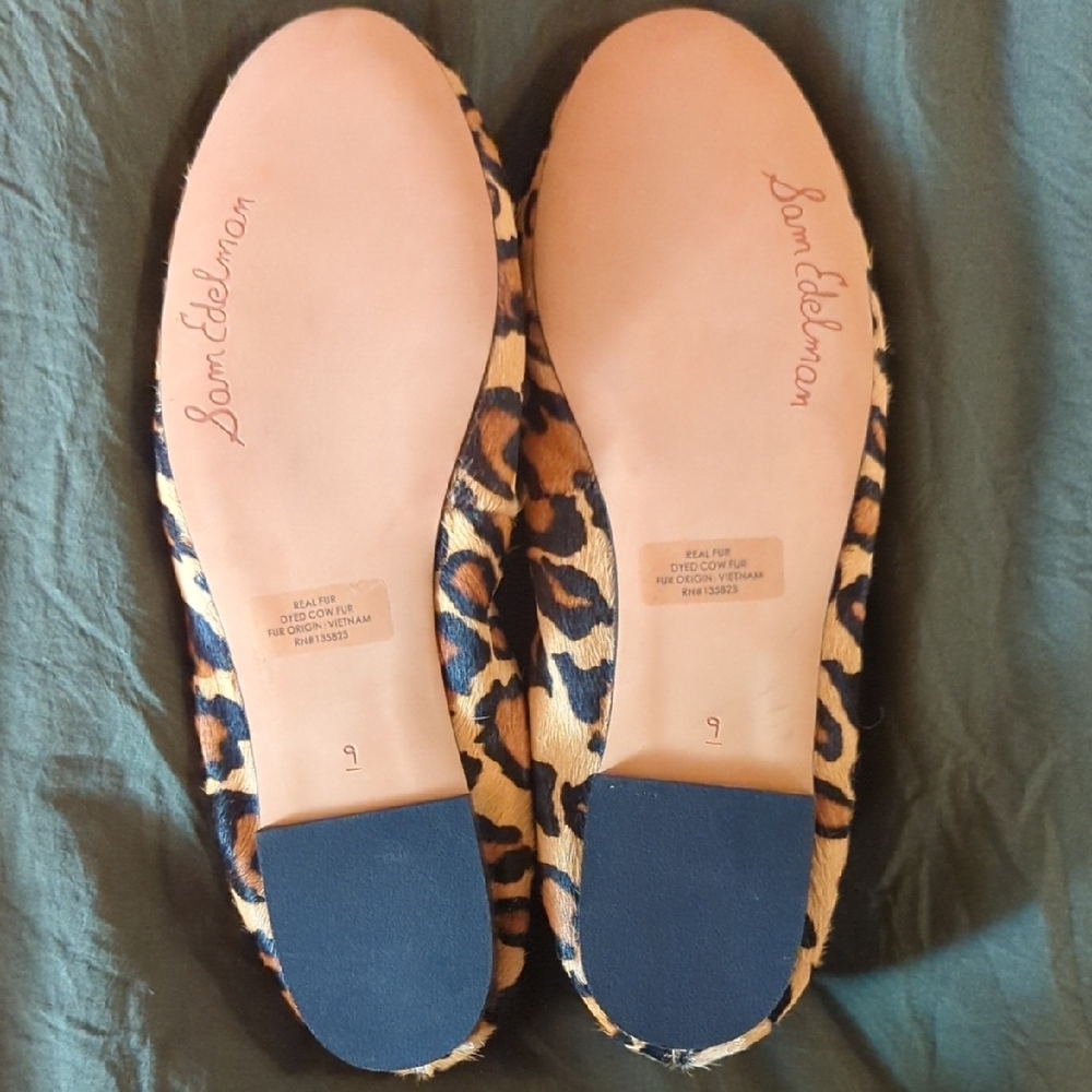 Sam Edelman Animal Print Ballet Flats - Picture 2 of 4